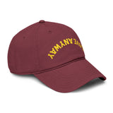 "Love Anyway" Upside Down Gold Embroidered Garment Washed Baseball Cap