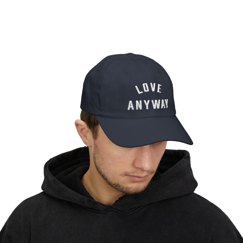 "Love Anyway" Hat Navy