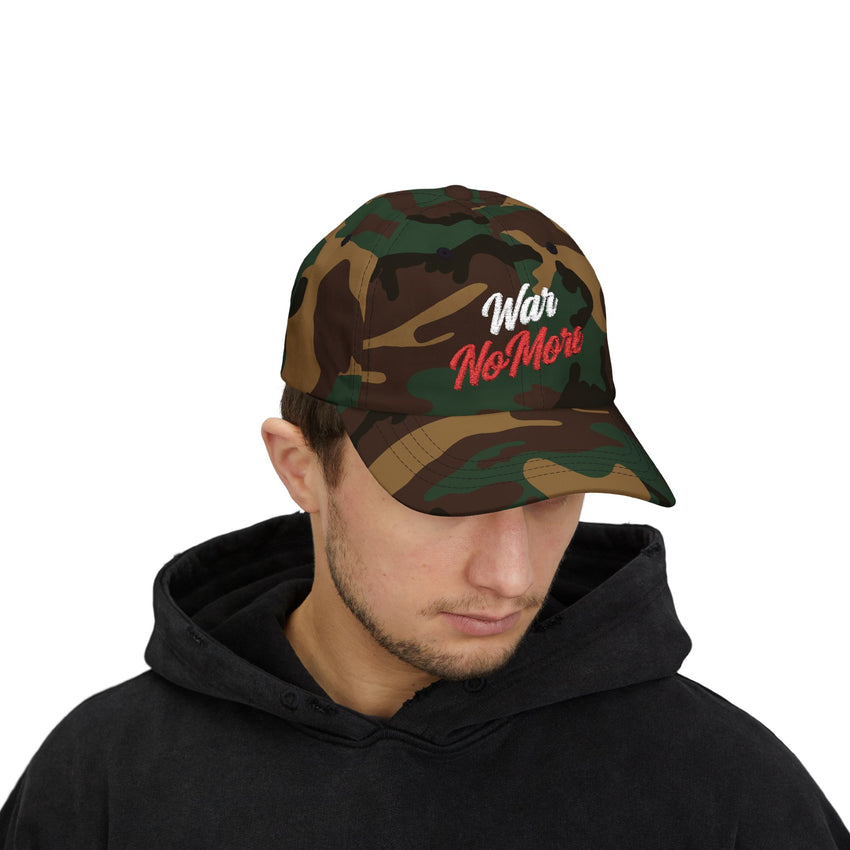 War No More Embroidered Classic Dad Cap