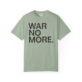"War No More" Floral Unisex Garment-Dyed T-shirt