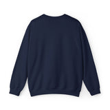 "Love Anyway"  White Embroidered Unisex Crewneck Sweatshirt