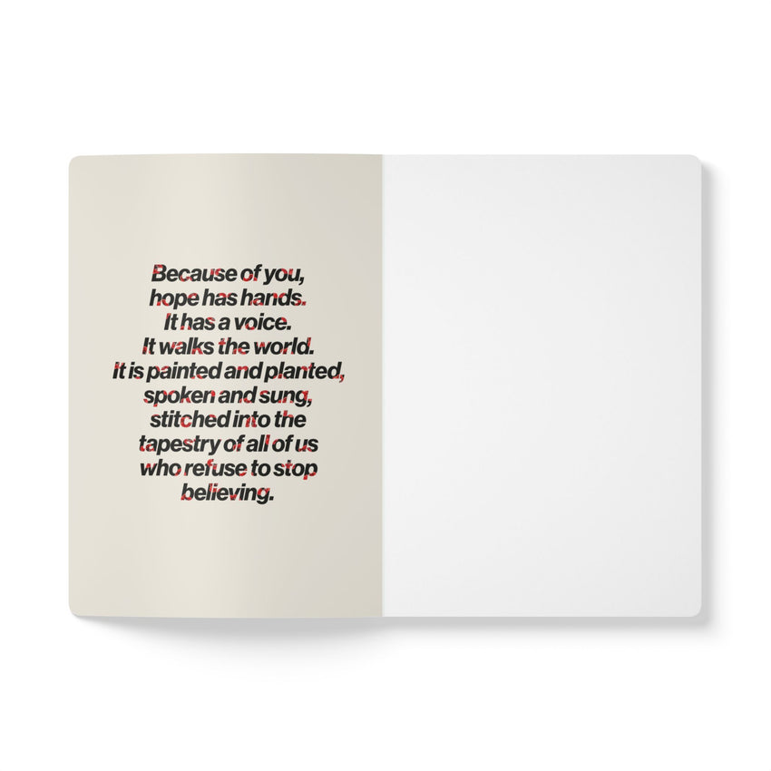 "Hold on to Hope" Softcover Journal