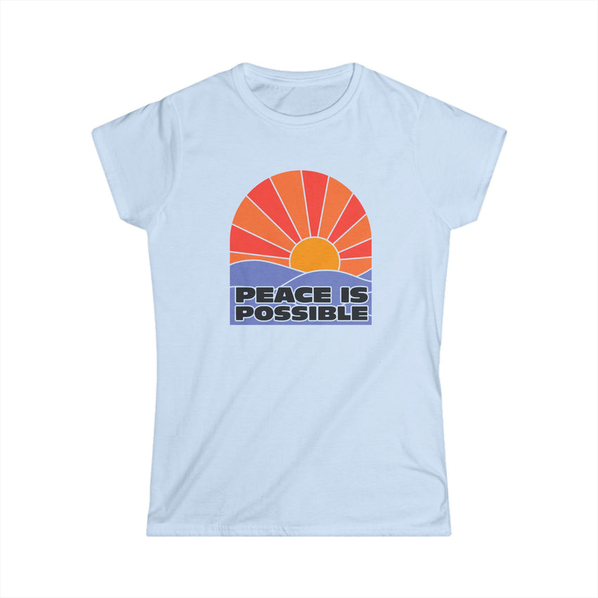 "Peace is Possible" Women's Softstyle Tee