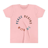 "Peace Begins With Me" Youth Short Sleeve Tee