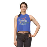"We Belong To Each Other” Vintage Women's Crop Top