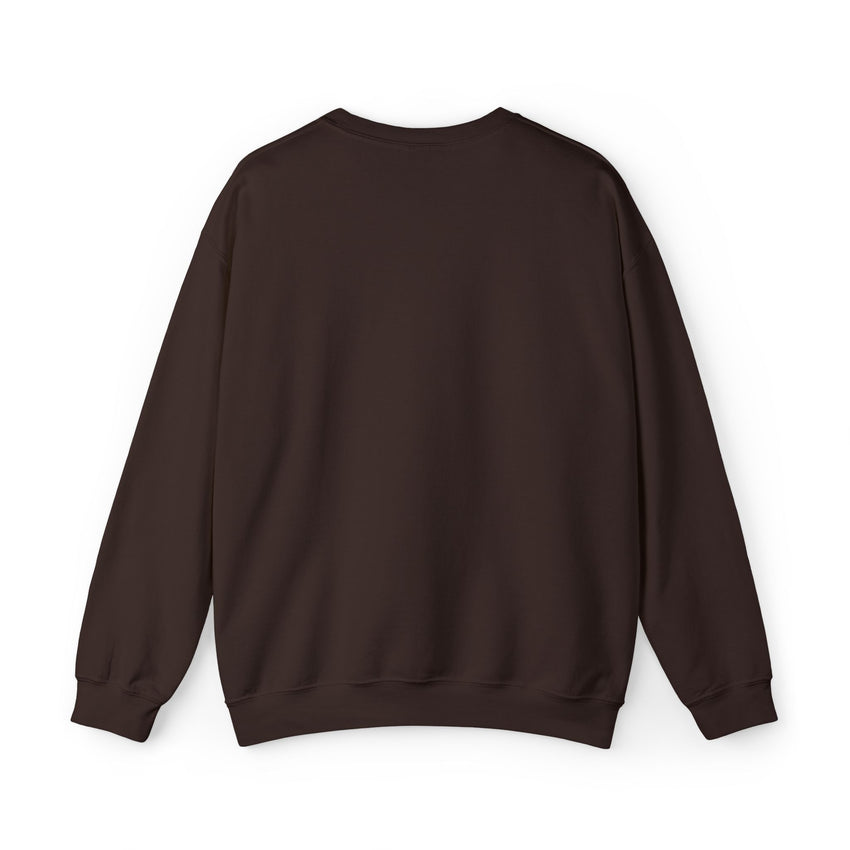 "Love Anyway"  Collegiate White Embroidered Unisex Crewneck Sweatshirt