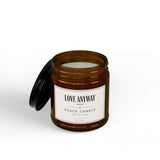 Peace Candle with Black Lid