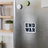 End War Die-Cut Magnet