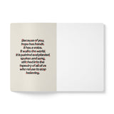 "Hold on to Hope" Softcover Journal