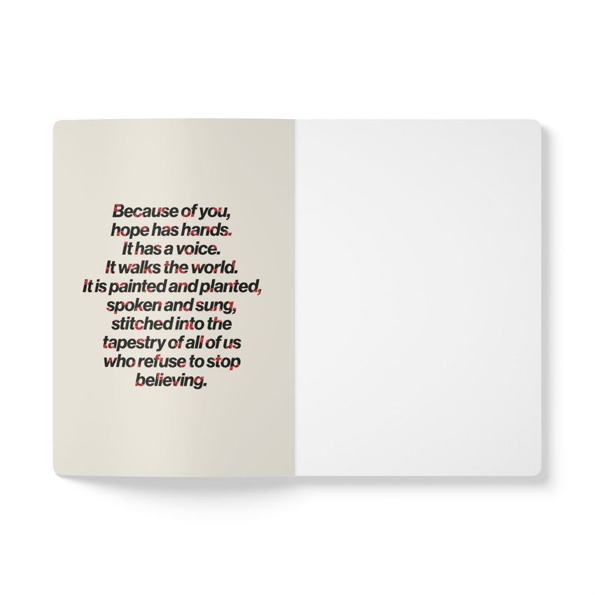 "Hold on to Hope" Softcover Journal