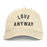 "Love Anyway" Embroidered Coastal Washed Cap
