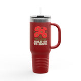 "Hold on to Hope" Insulated Travel Mug, 40oz