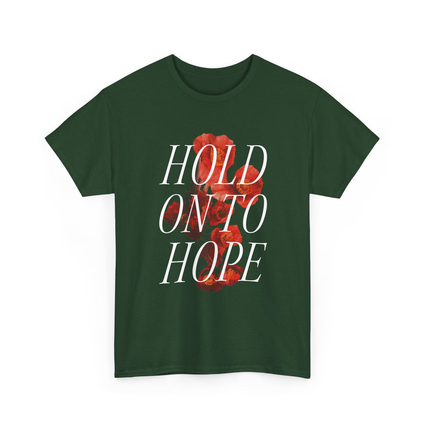 "Hold on to Hope" Unisex Heavy Cotton Tee