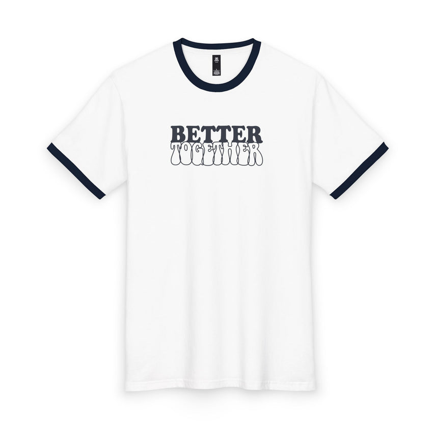 Better Together World and Soccer Staple Ringer Tee