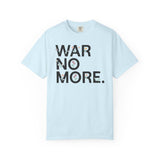 "War No More" Floral Unisex Garment-Dyed T-shirt