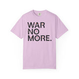 "War No More" Floral Unisex Garment-Dyed T-shirt
