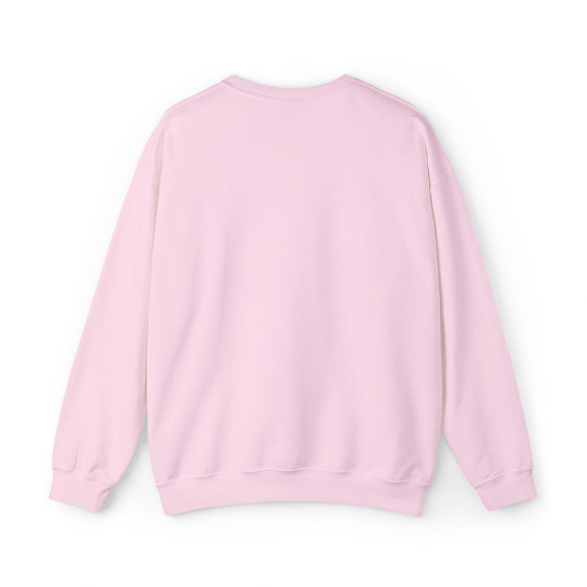 "Love Anyway"  Collegiate Black Embroidered Unisex Crewneck Sweatshirt