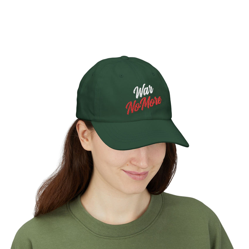 War No More Embroidered Classic Dad Cap