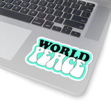 World Peace Kiss-Cut Stickers
