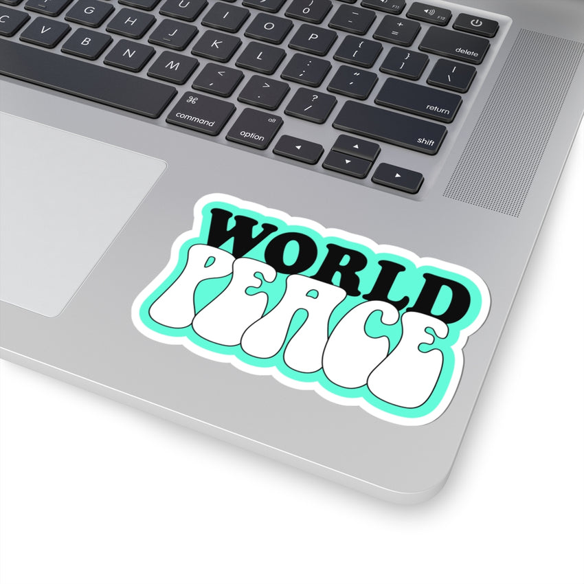World Peace Kiss-Cut Stickers