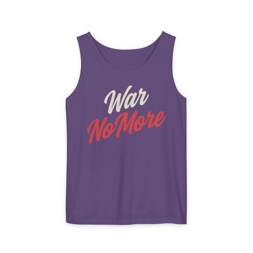 War No More Unisex Garment-Dyed Tank Top