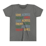 "Love Across Enemy Lines"  Youth Short Sleeve Tee