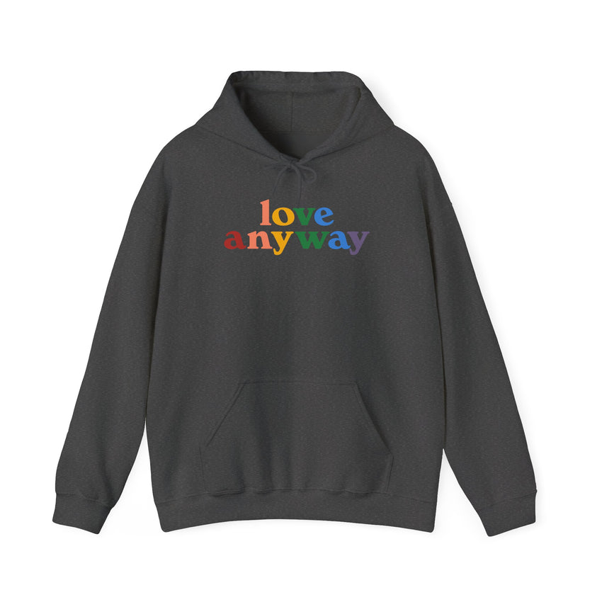 "Love Anyway" Pride Unisex Heavy Blend Hooded Sweatshirt