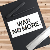 "War No More" Floral Bumper Sticker