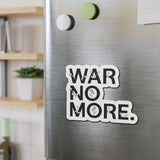 "War No More" Floral Die-Cut Magnet