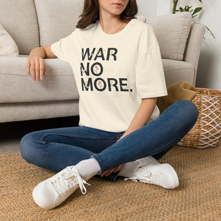 "War No More" Floral Unisex Softstyle T-Shirt