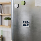 End War Die-Cut Magnet