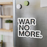 "War No More" Floral Die-Cut Magnet