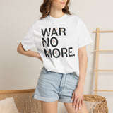 "War No More" Floral Unisex Garment-Dyed T-shirt