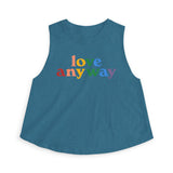 "Love Anyway" Pride Women's Crop Top