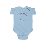 "Peace Begins With Me" Infant Fine Jersey Bodysuit