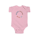 "Peace Begins With Me" Infant Fine Jersey Bodysuit