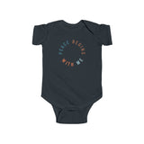 "Peace Begins With Me" Infant Fine Jersey Bodysuit