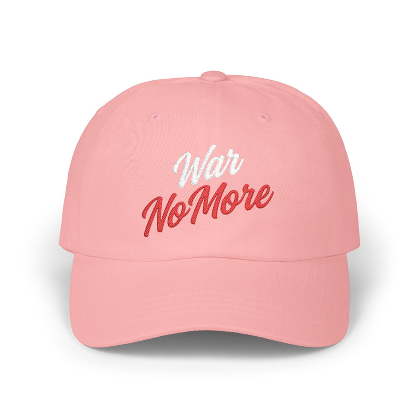 War No More Embroidered Classic Dad Cap