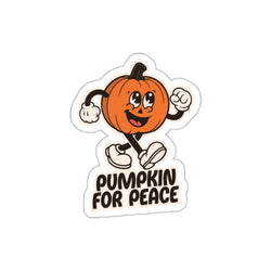 Pumpkin for Peace Die-Cut Sticker