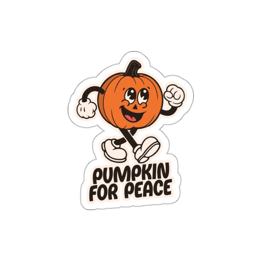 Pumpkin for Peace Die-Cut Sticker