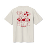 World Peace & Football Unisex Heavy Faded Tee