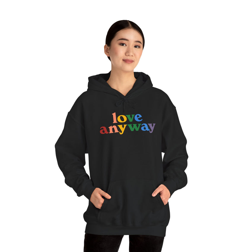 "Love Anyway" Pride Unisex Heavy Blend Hooded Sweatshirt