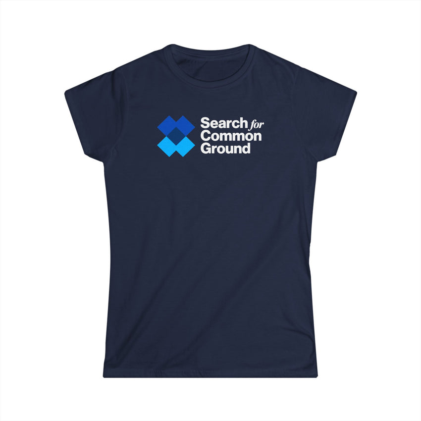 "Search for Common Ground" Logo Women's Softstyle Tee