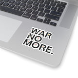 War No More Floral Kiss-Cut Sticker