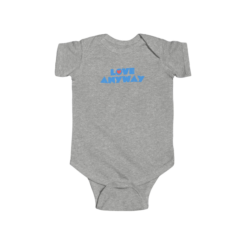"Love Anyway" Heart Infant Fine Jersey Bodysuit