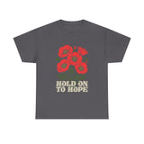 "Hold on to Hope" Poppy Unisex Heavy Cotton Tee