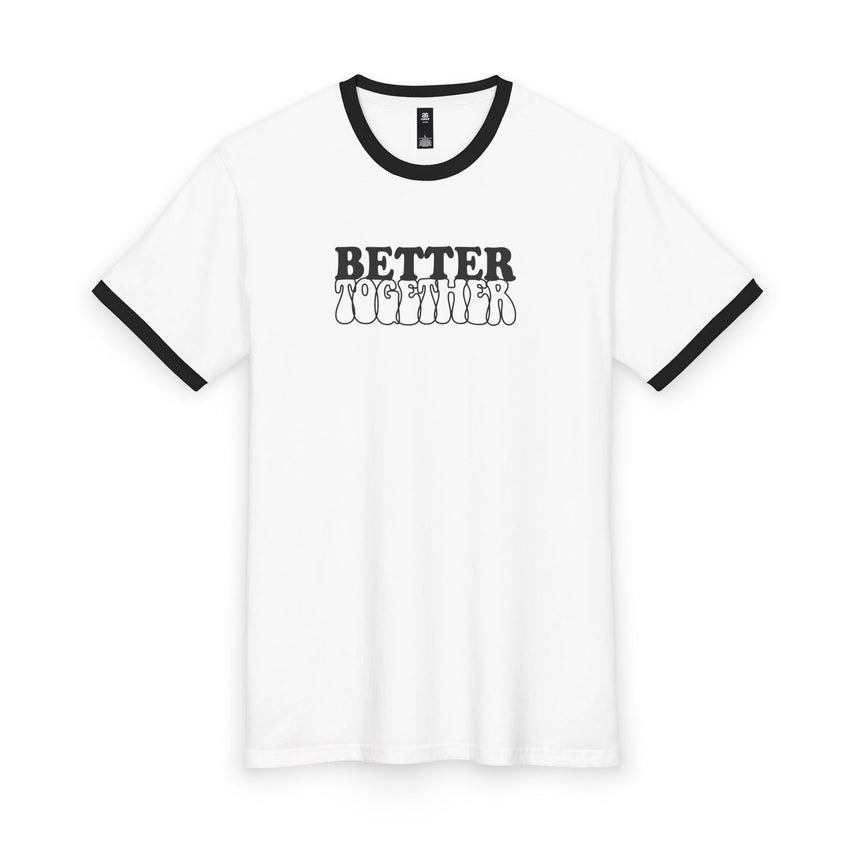 Better Together World and Soccer Staple Ringer Tee