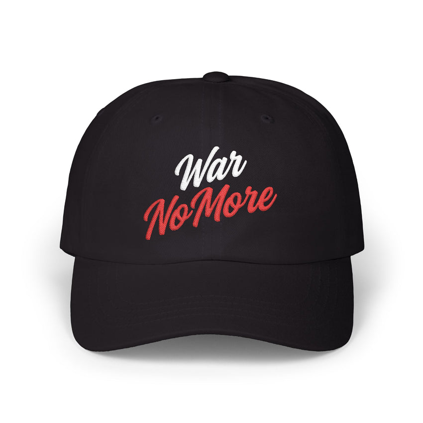 War No More Embroidered Classic Dad Cap