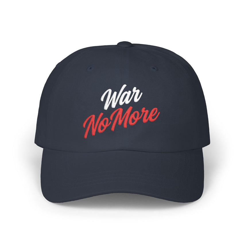 War No More Embroidered Classic Dad Cap