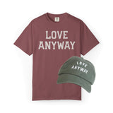 "Love Anyway" Emerald Hat & Heavyweight Shirt Bundle